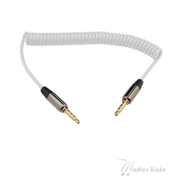 کابل تلفنی Aux انتقال دهنده صدا جک 3.5 میلیمتری سوکت  فلزی